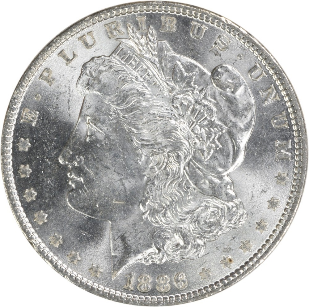 1886 Morgan Silver Dollar BU Uncertified #113
