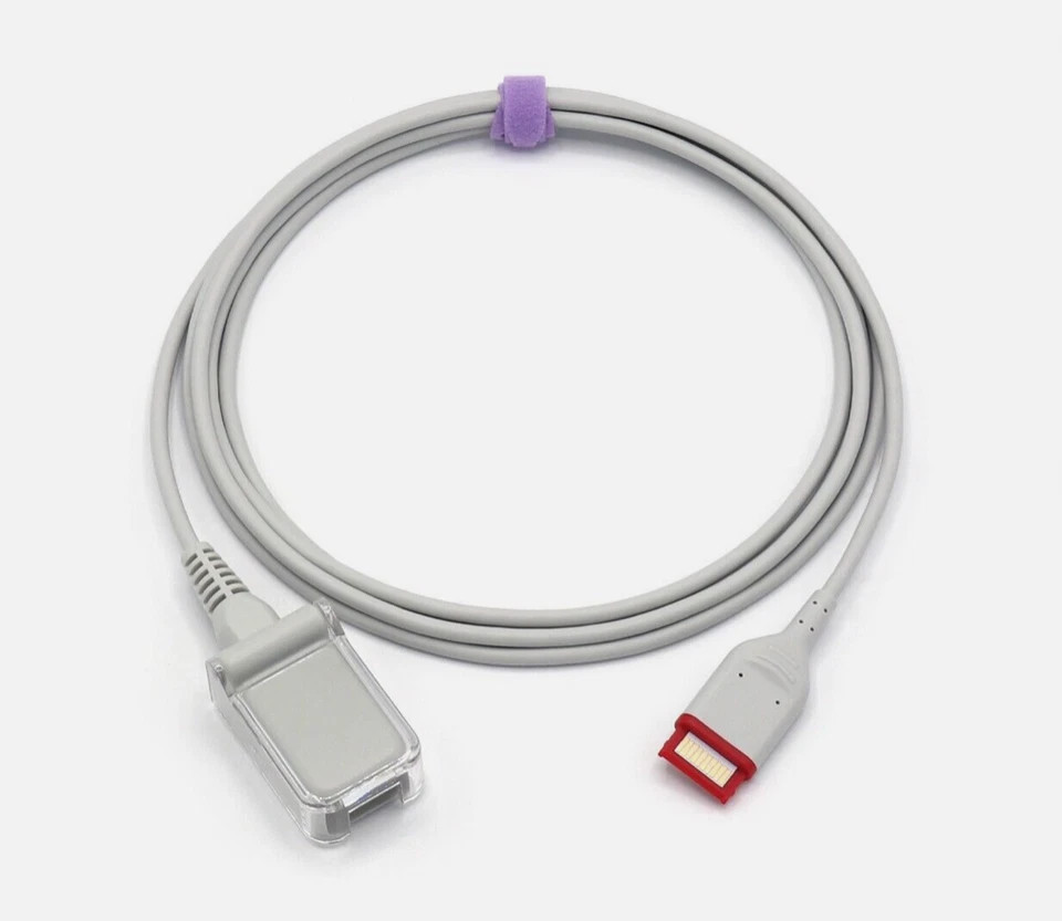 Extension Cable SpO2 Sensor Probe Adapter 9Pin Compatible For Masimo Rad-97