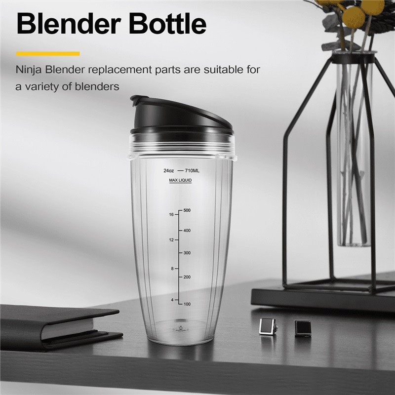 24oz Replacement Blender Cups Compatible With Ninja BN401 BN701 SS101 Models