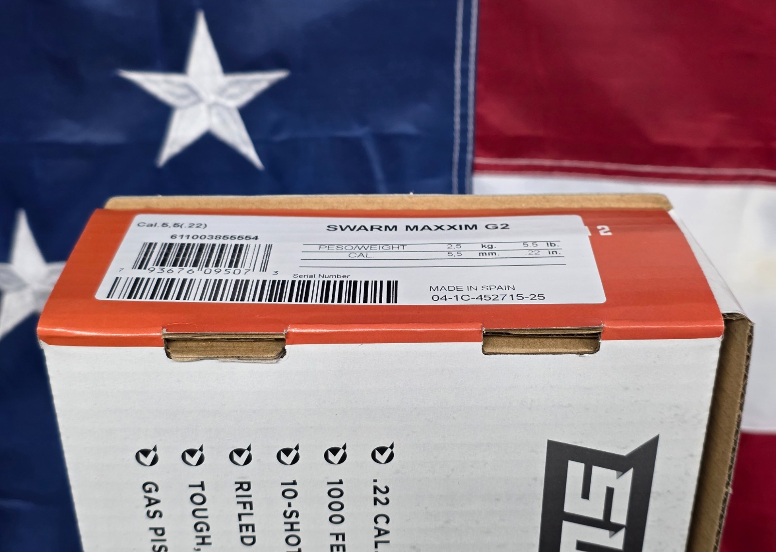 Gamo Swarm Maxxim 10X GEN2 .22 Air Rifle 1,000 FPS, 3-9x40mm Scope #611003855554