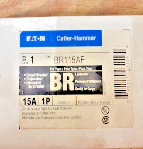 Eaton BR115AF - 15A  Circuit Breaker