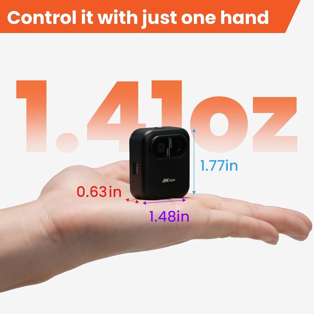 ANXTECH Mini Thermal Imaging Camera Small Device for Temperature Measurement