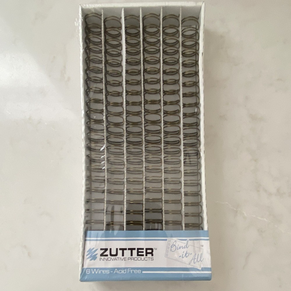 Zutter Bind-it-All Double Owires 3/4" Acid Free 6 Pack Scrapbook Binding Wires