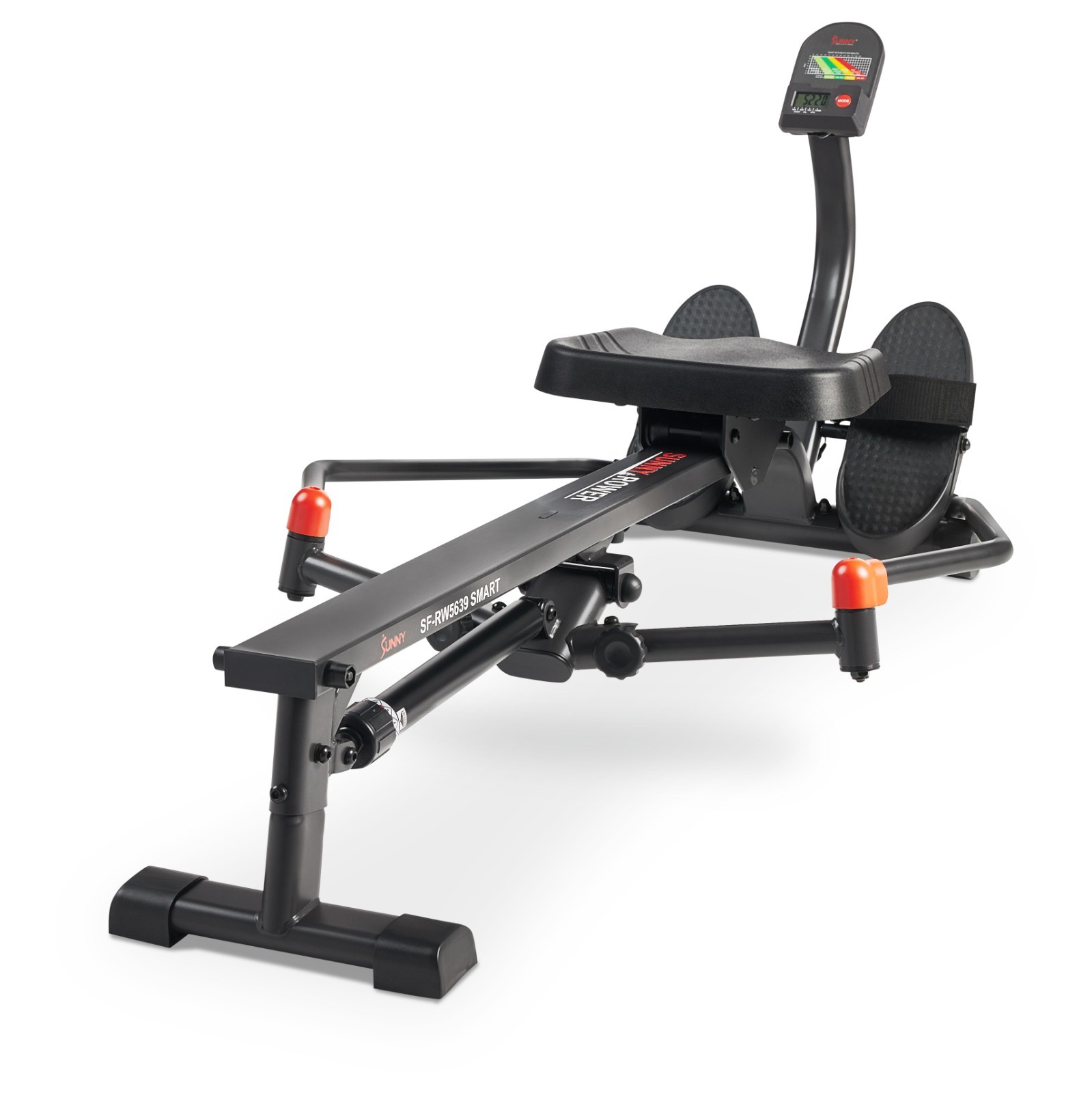 Compact Smart Full Motion Rowing Machine Adjustable Resistance Workout Bluetooth