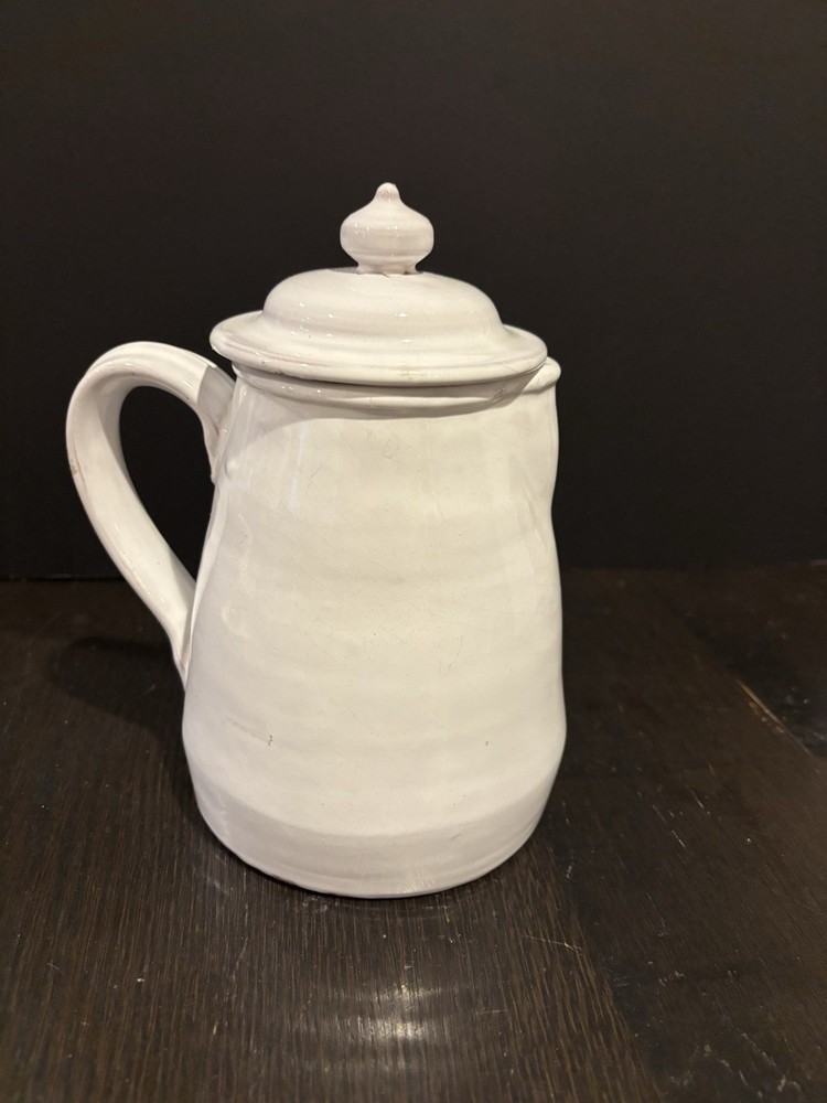 La Terrine Handpainted Pitcher With Lid