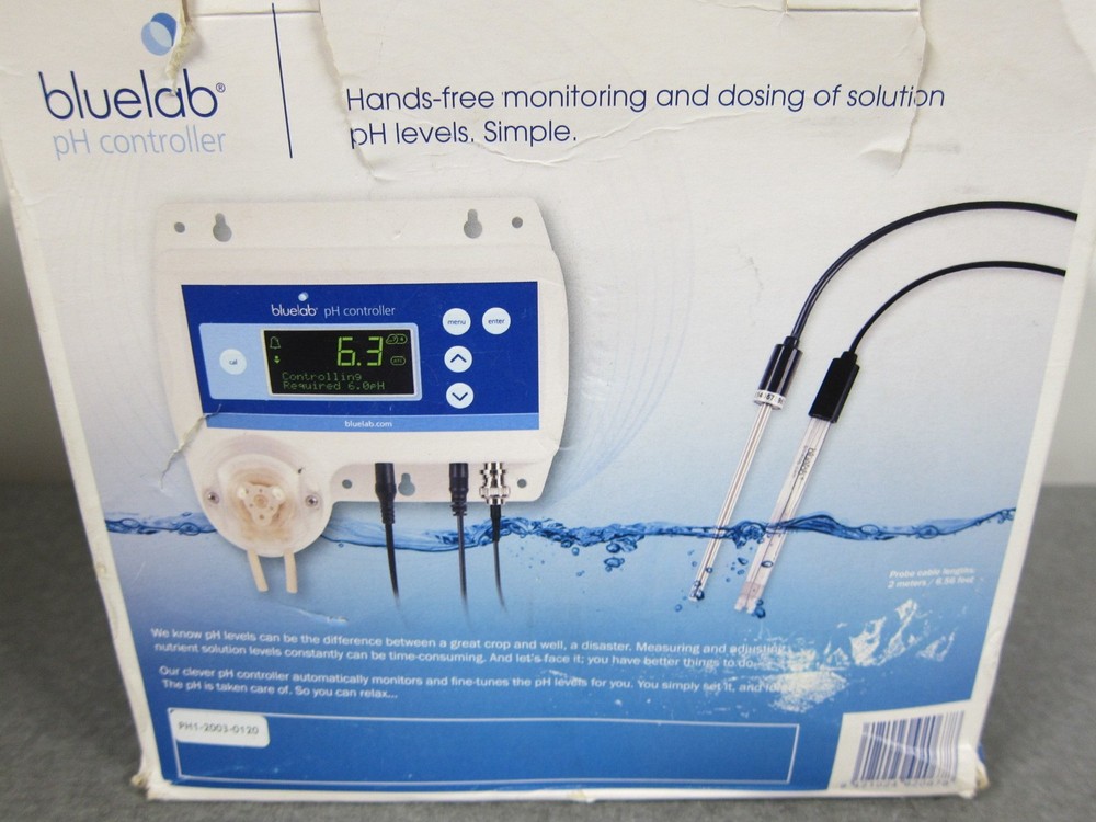 Bluelab pH Controller monitor automatic pH Dosing - NEW IN OPEN BOX