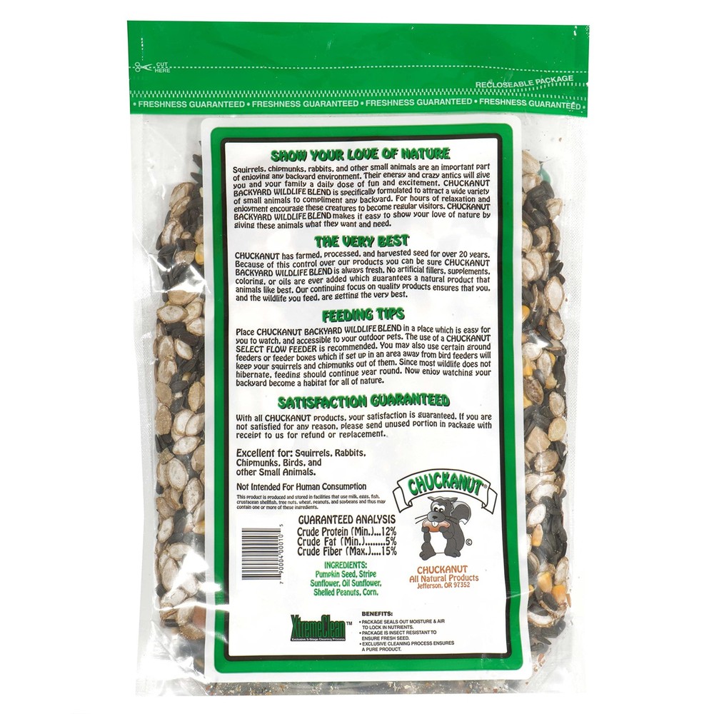 Chuckanut Backyard Wildlife Blend - 10 lb.