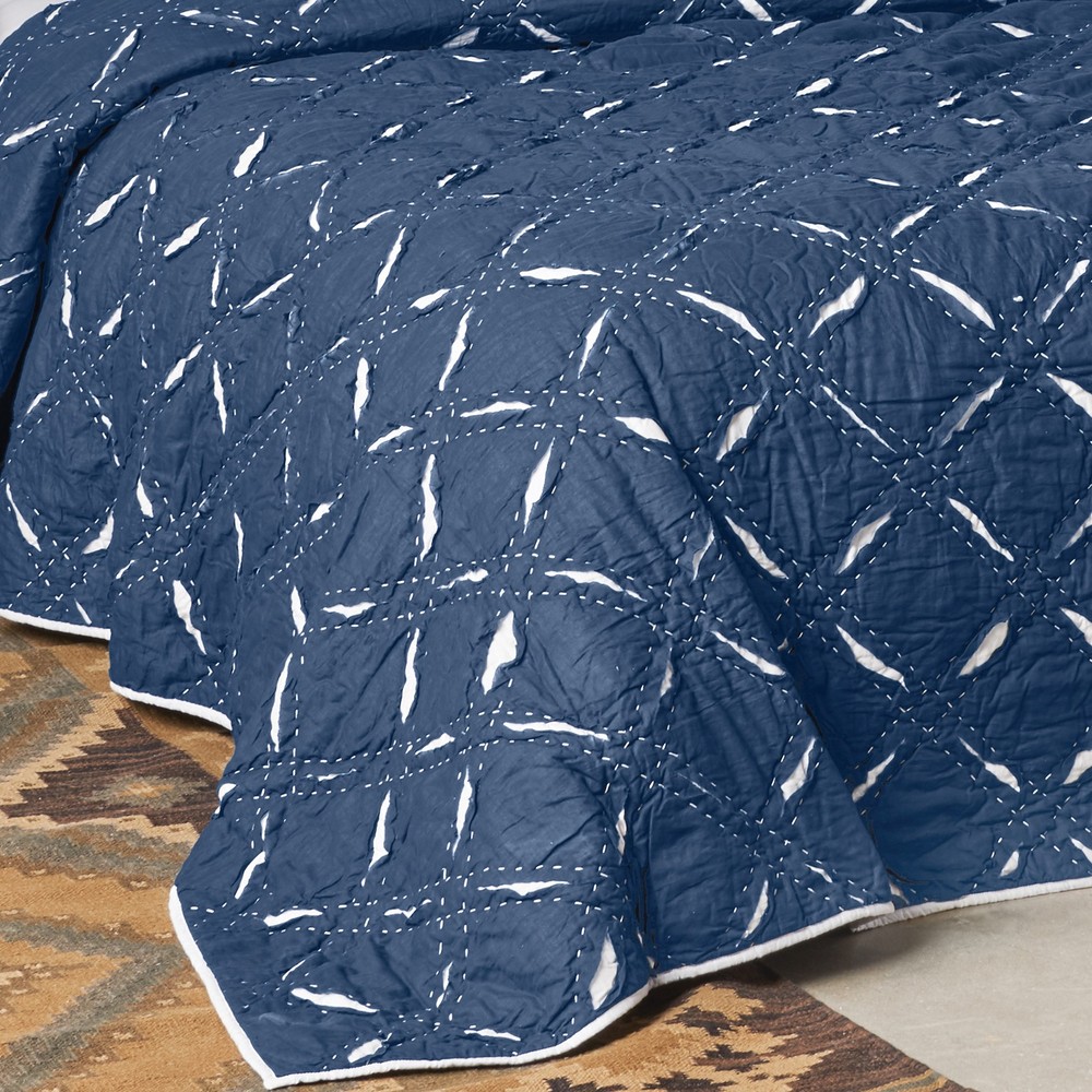 Parker Indigo Queen Quilt