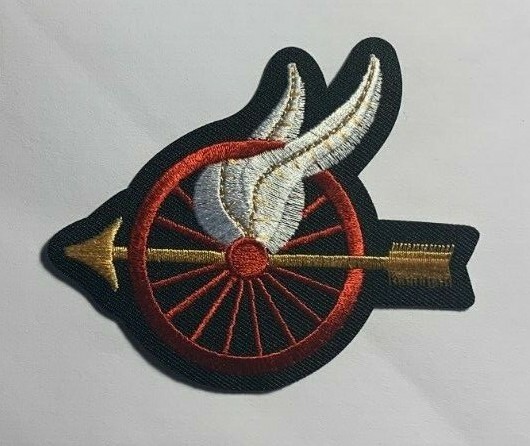 winged wheel patch arrow winged wheel patch biker jacket patch motorcycle patch