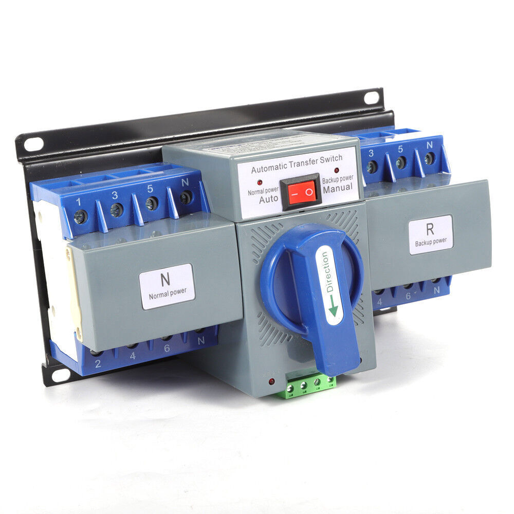 Dual Power Automatic Transfer Switch 63A 4P ATS for Seamless Power Transfer