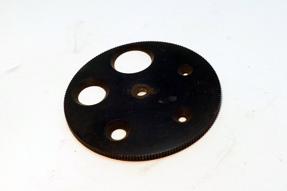 Brass Condenser Piece Microscope part antique disc