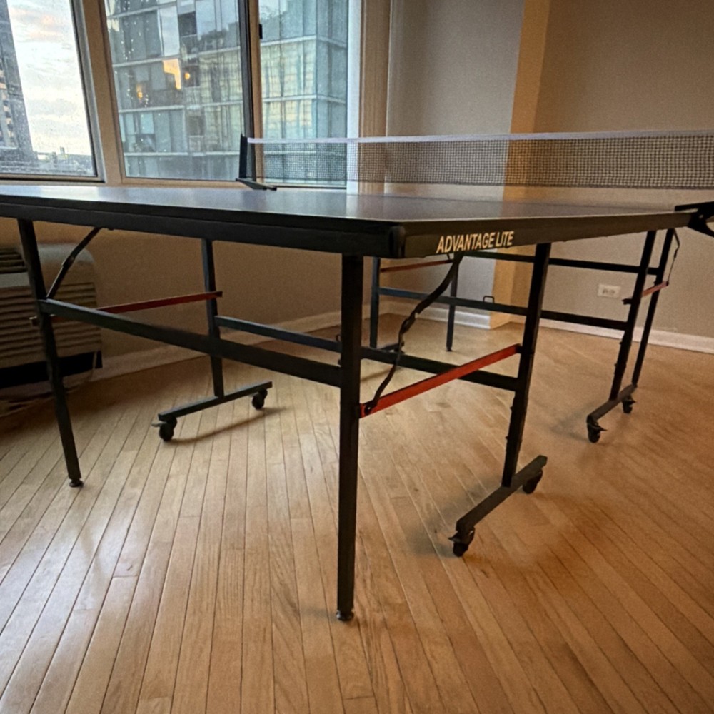 Advantage Lite Table Tennis Table Folding Design Blue with Net