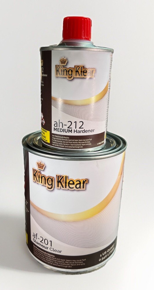 HIGH GLOSS & SOLIDS PROFESSIONAL CLEARCOAT QUART WITH MEDIUM ACTIVATOR 4:1