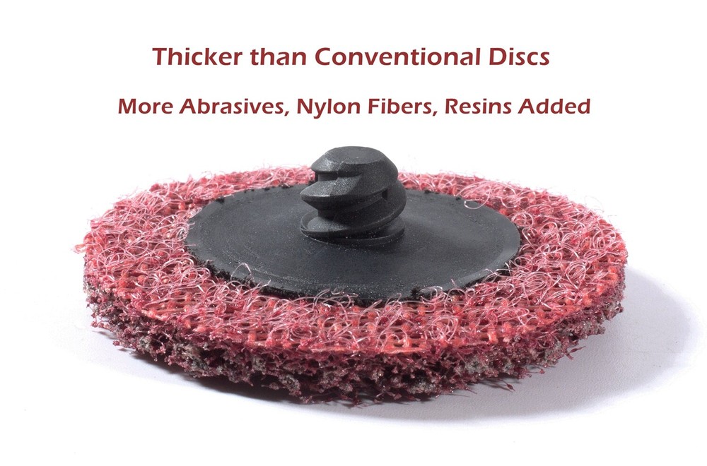 46Pcs 2 in Quick Change Roll Lock Sanding Discs Surface Conditioning Die Grinder