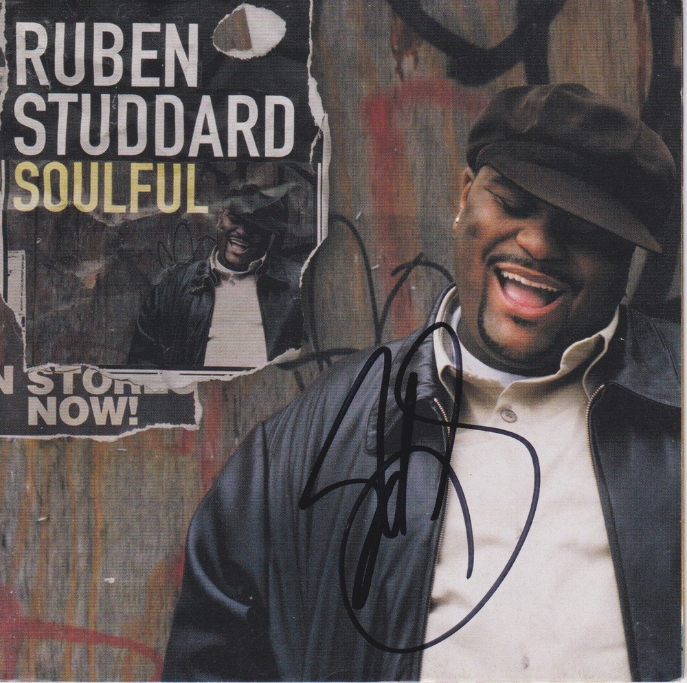 Ruben Studdard signed Soulful cd