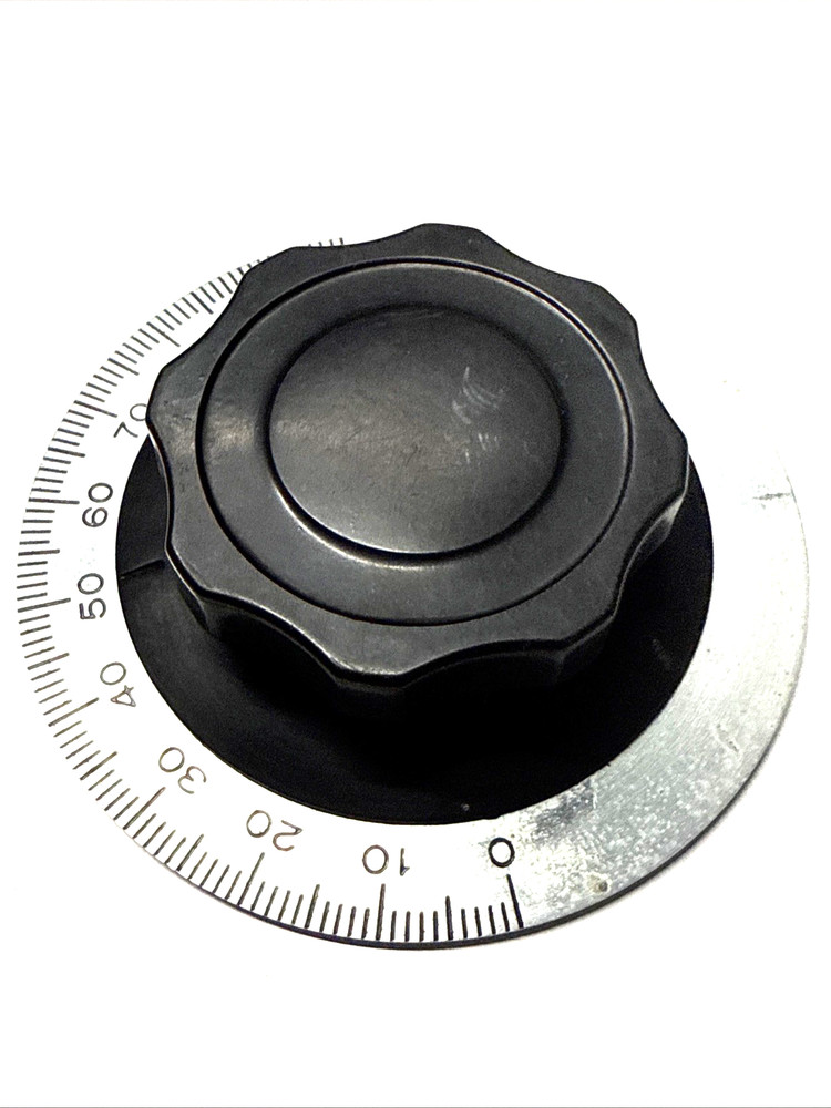 DIAL  knob with skirt  OD=100 mm