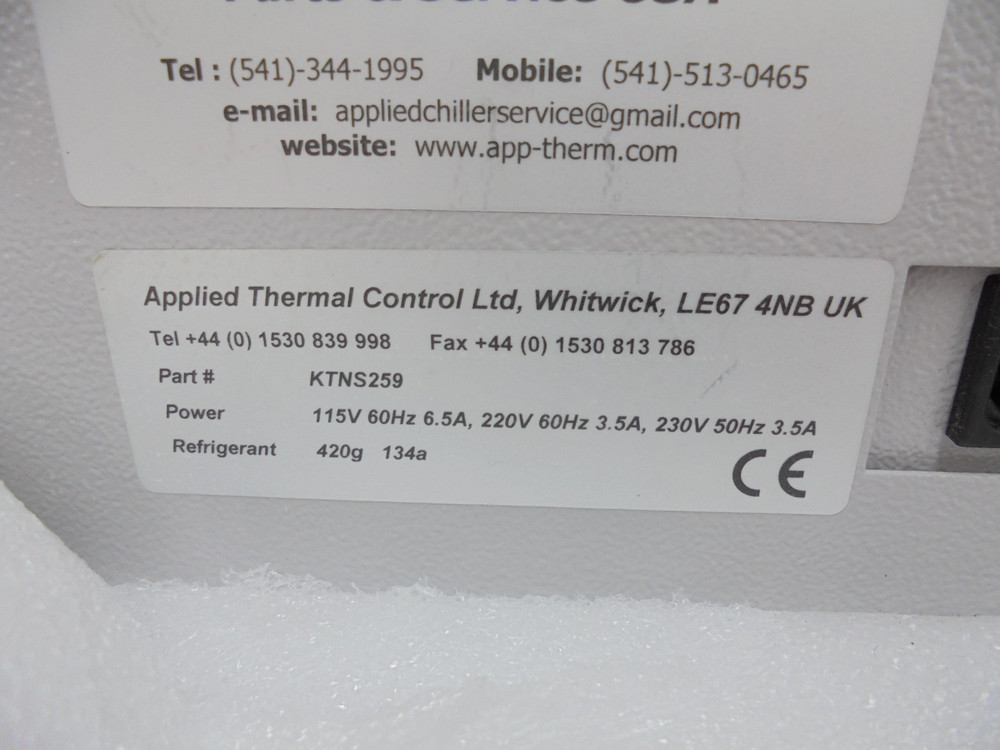 ATC Applied Thermal Control KTNS259 Laboratory Recirculating Chiller