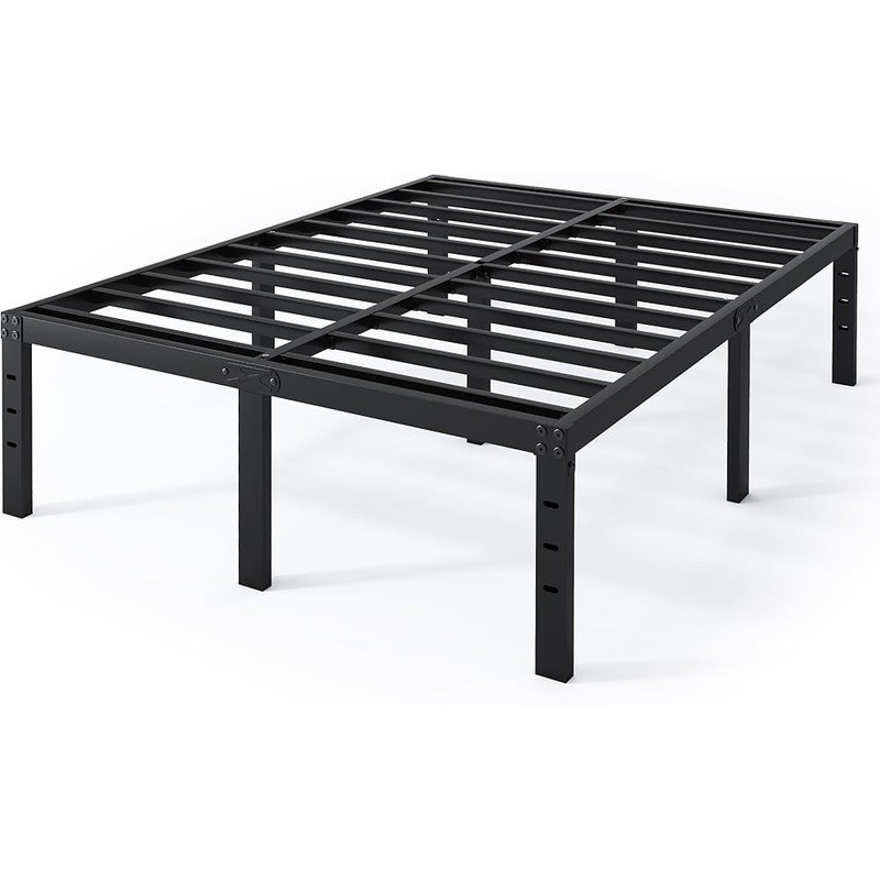 Sturdy Full Bed Frame No Box Spring Needed Quick Assembly Extra Storage Space US