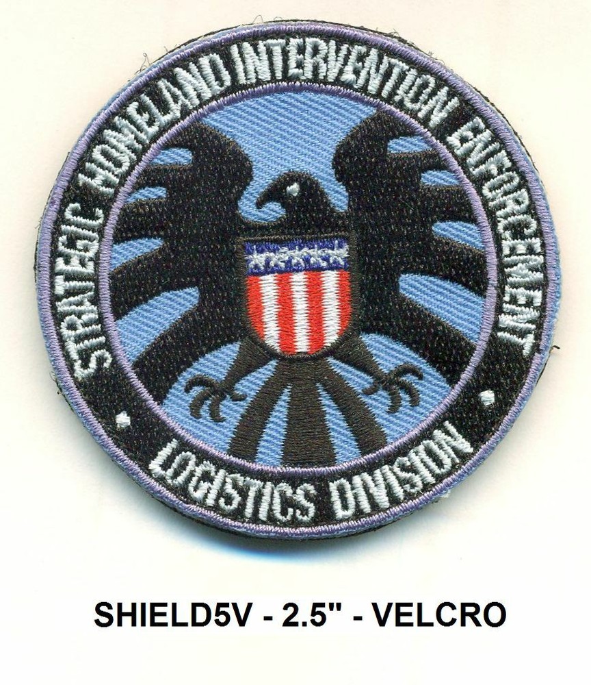 SHIELD LOGISTICS UNIFORM VEL-KRO PATCH - 2.5 INCH - SHIELD5