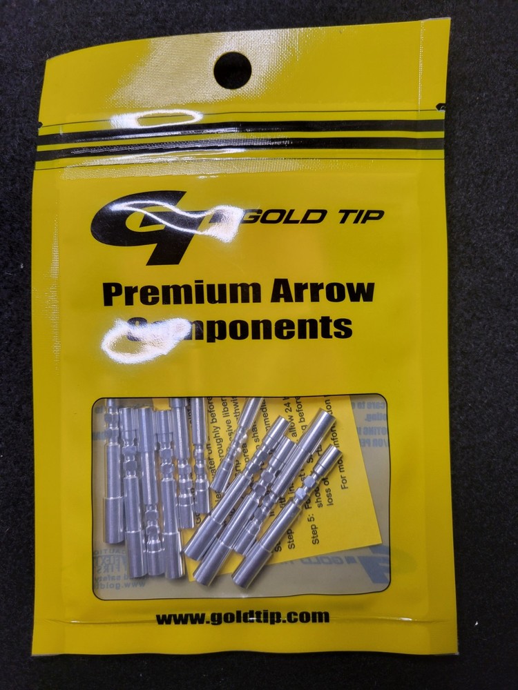 Gold Tip Pierce .166 Half Out Inserts - 400
