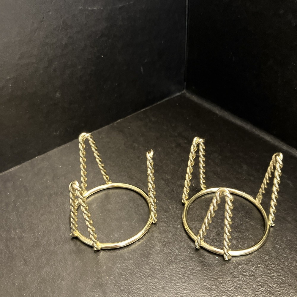 2 Unusual Egg Stands Display B15