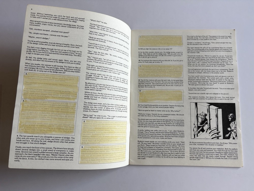 Dungeons and Dragons Blizzard Pass TSR 1983