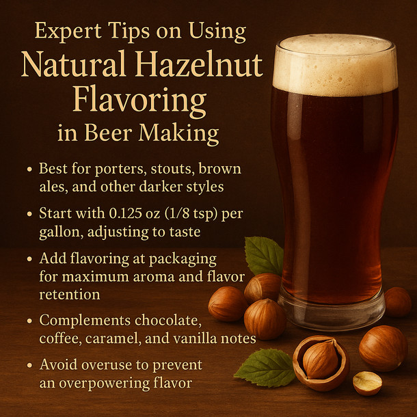 LD Carlson Natural Hazelnut Flavoring 128 oz