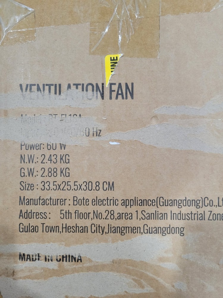 Inline Duct Fan, 4-Inch 205 CFM with Temperature Humidity Controller, Quiet E...