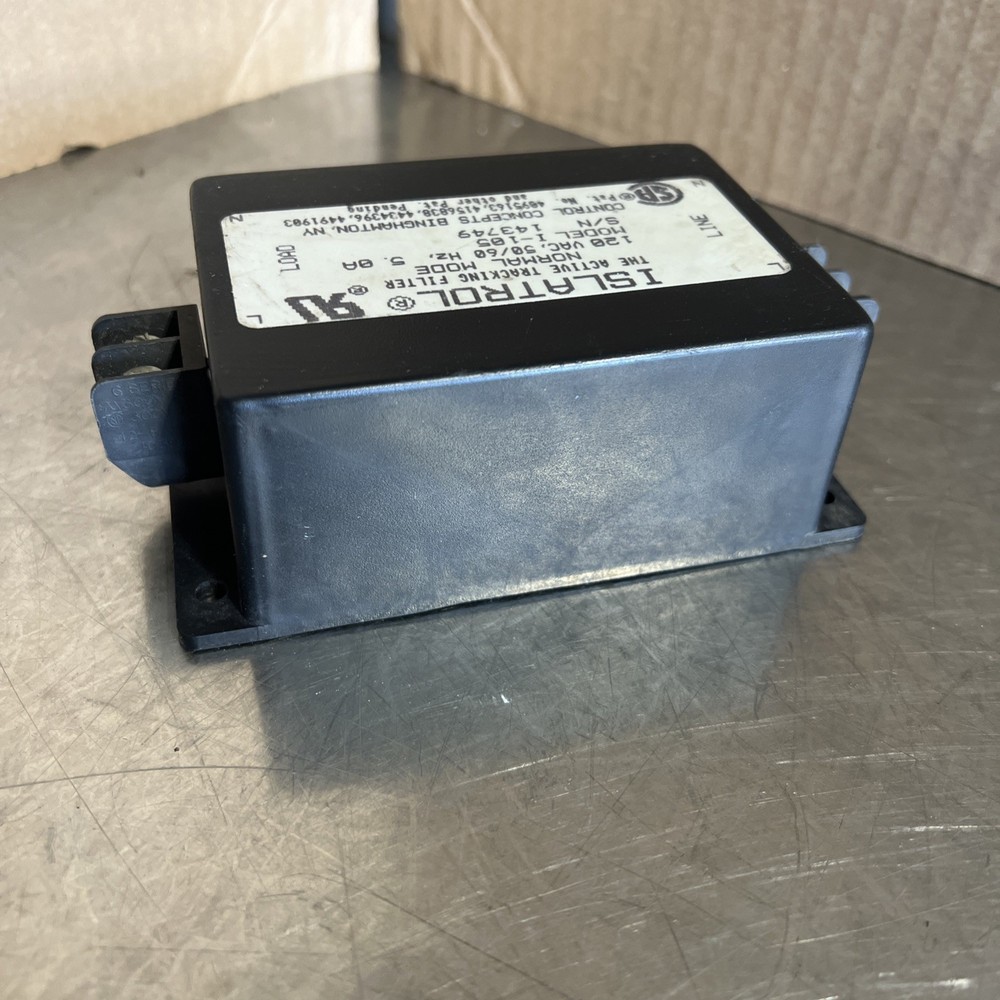 CONTROL CONCEPTS ISLATROL MODEL I-105 120VAC 5A Used Surplus