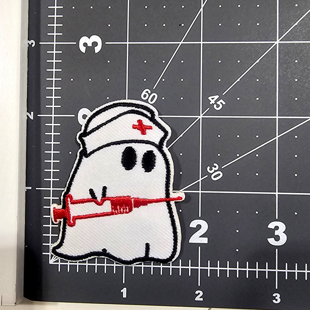 Ghost Nurse - Embroidered Patch