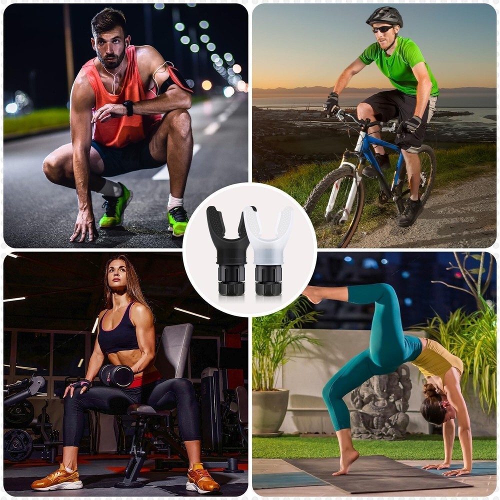 Exerciser Endurance Trainer Device Muscle Trainer with Variable Settings Wht S-3