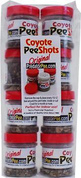 Predator Pee Coyote Pee Shots - Territorial Marking Scent - Creates Illusion