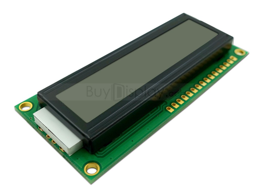 3.3V Black White 16x2 Character LCD Module Display/Tutorial,Serial SPI/Parallel