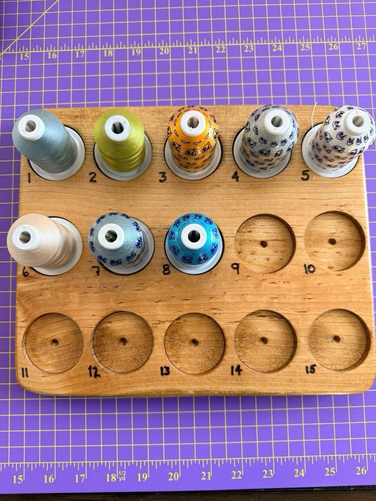 Embroidery Spool Holders