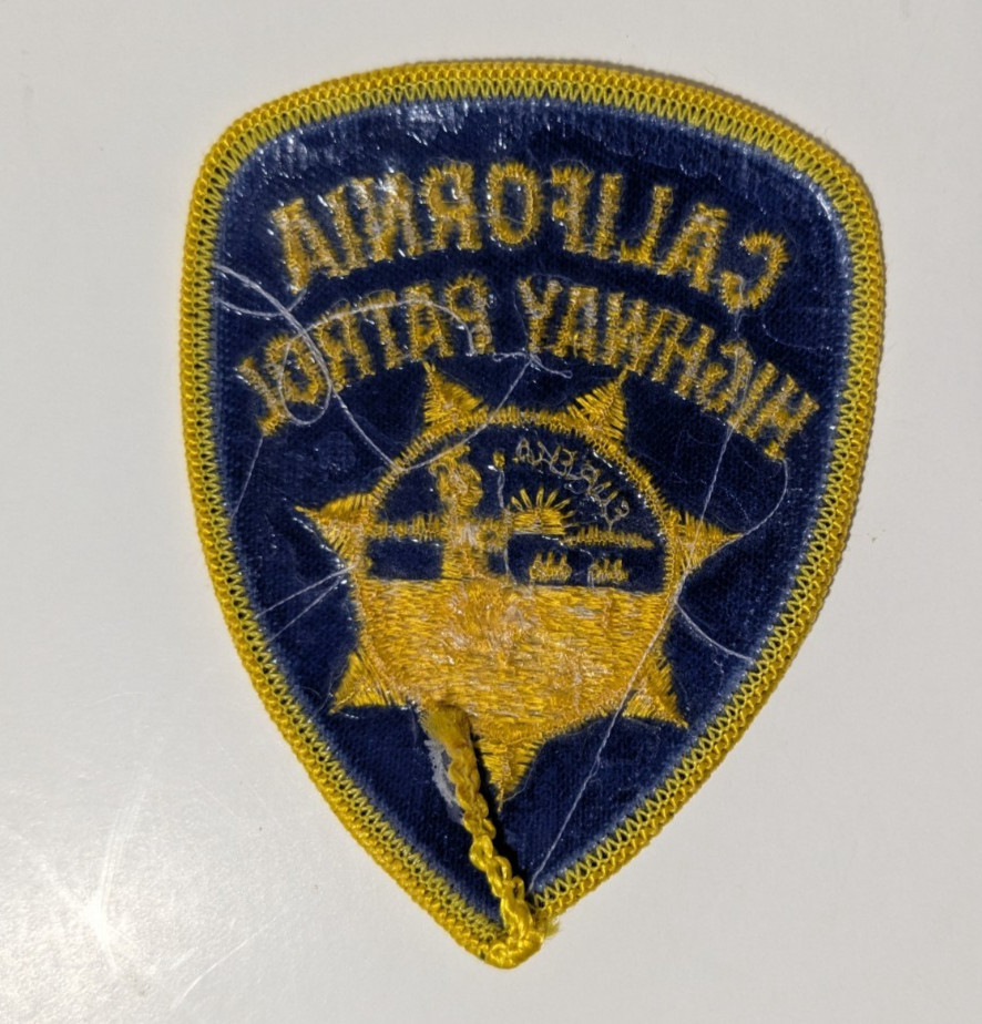 California Highway Patrol Patch Hat Patch