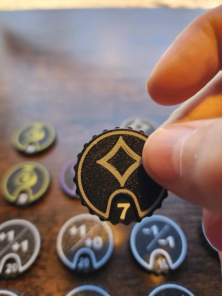 Additional Magic the Gathering Simple Spinning Counters and Tokens