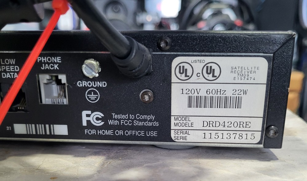 RCA Directv Satellite Receiver Model DRD440RE (No Remote)