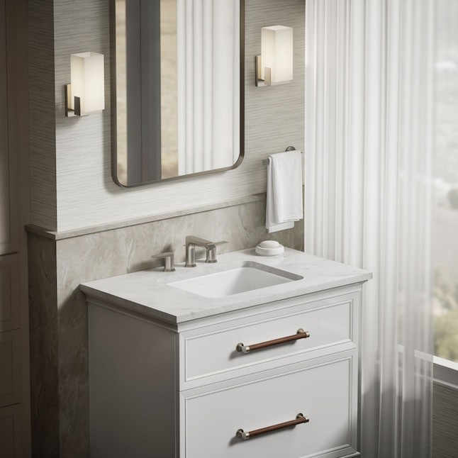 KOHLER Caxton Vitreous China 20.25-in Undermount Rectangular Transitional White