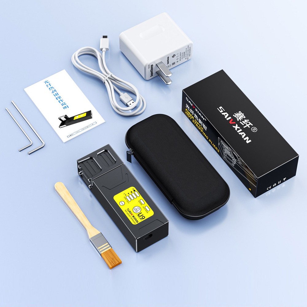 Fiber Optic Thermal Stripper Rechargeable Auto Heating Efficient Stripping Tool