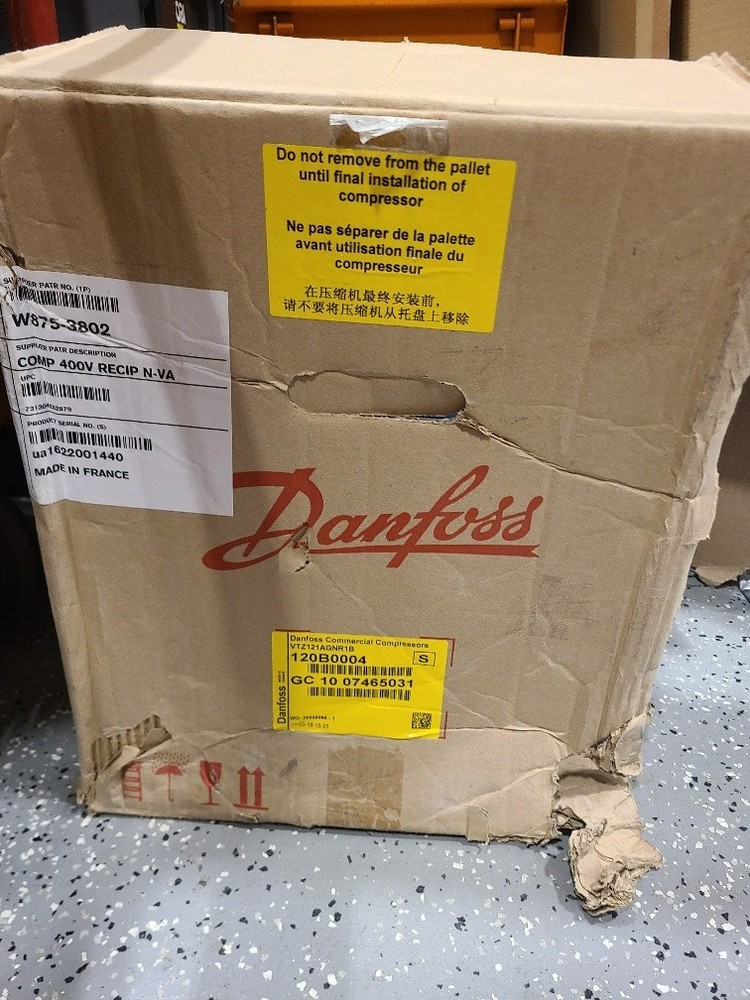 Danfoss Reciprocating Compressor VTZ121AGNR1B - OPEN BOX NEW