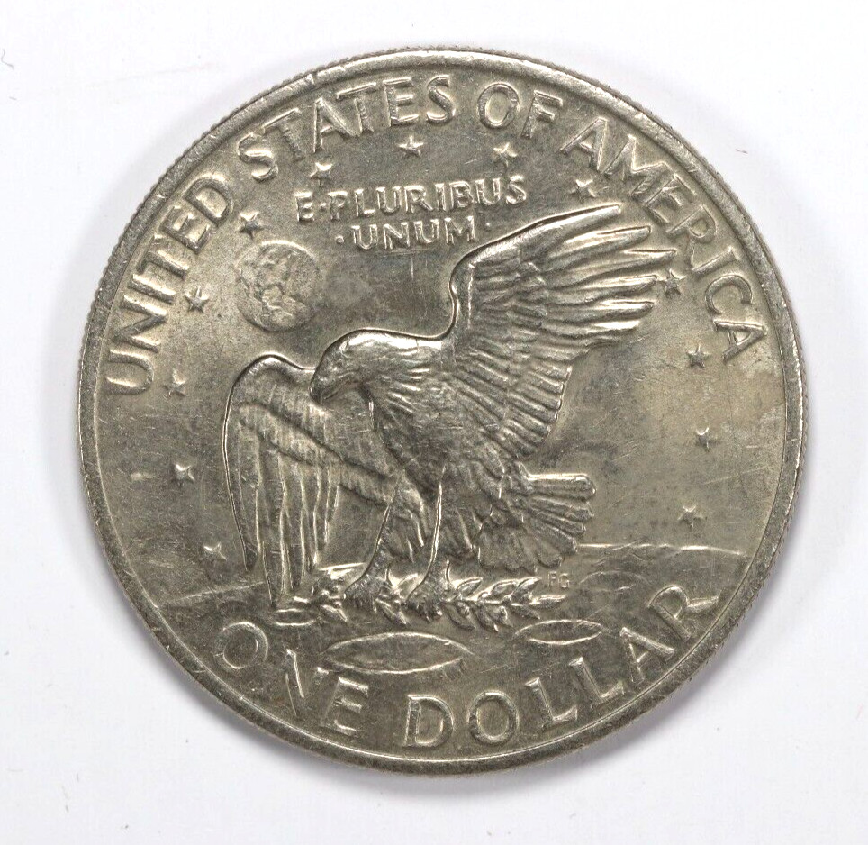 1972 Eisenhower Dollar Type 2 Reverse