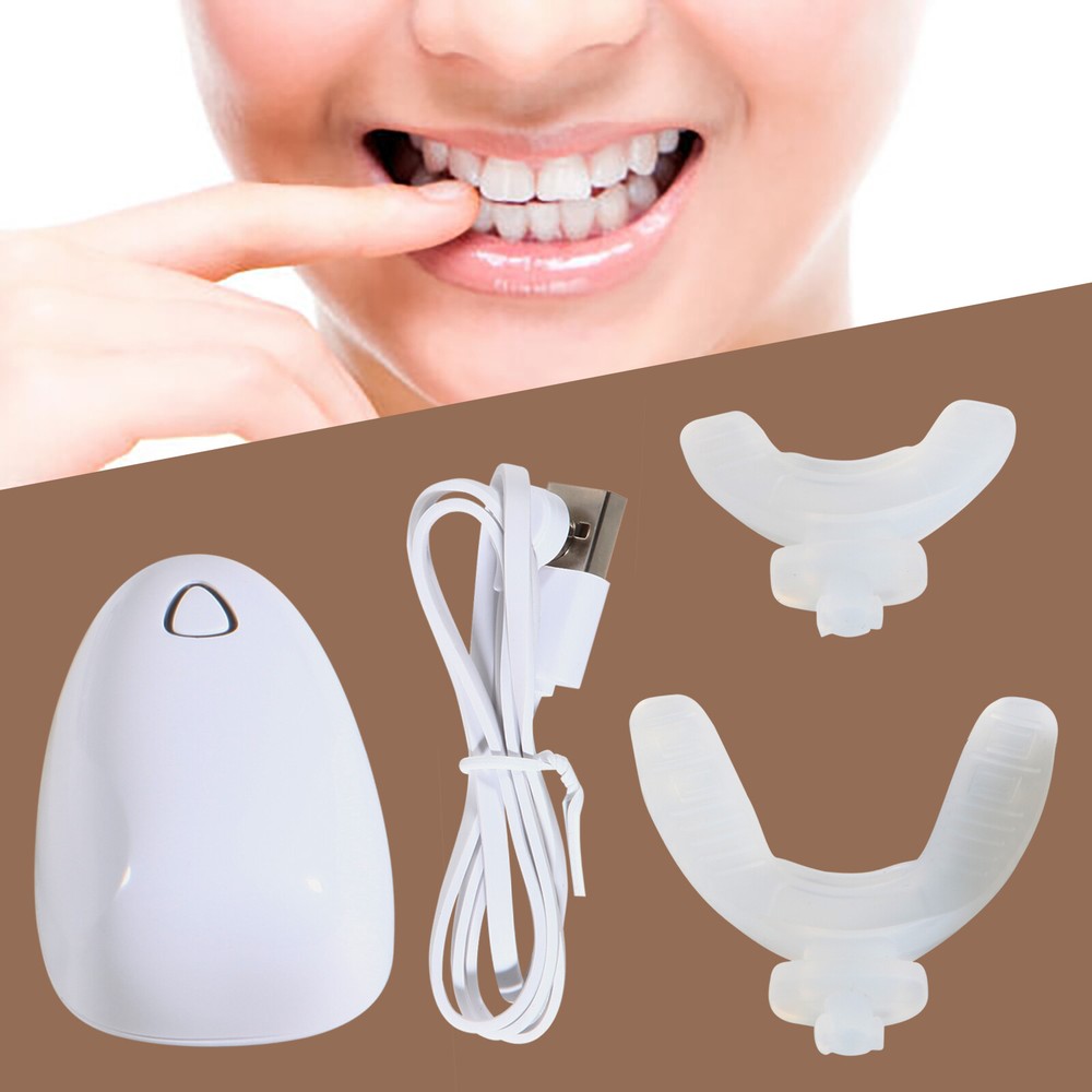 Dent Orthodontic Accelerator Teeth Massager Vibrator & 2 Brackets Tool Kit bw