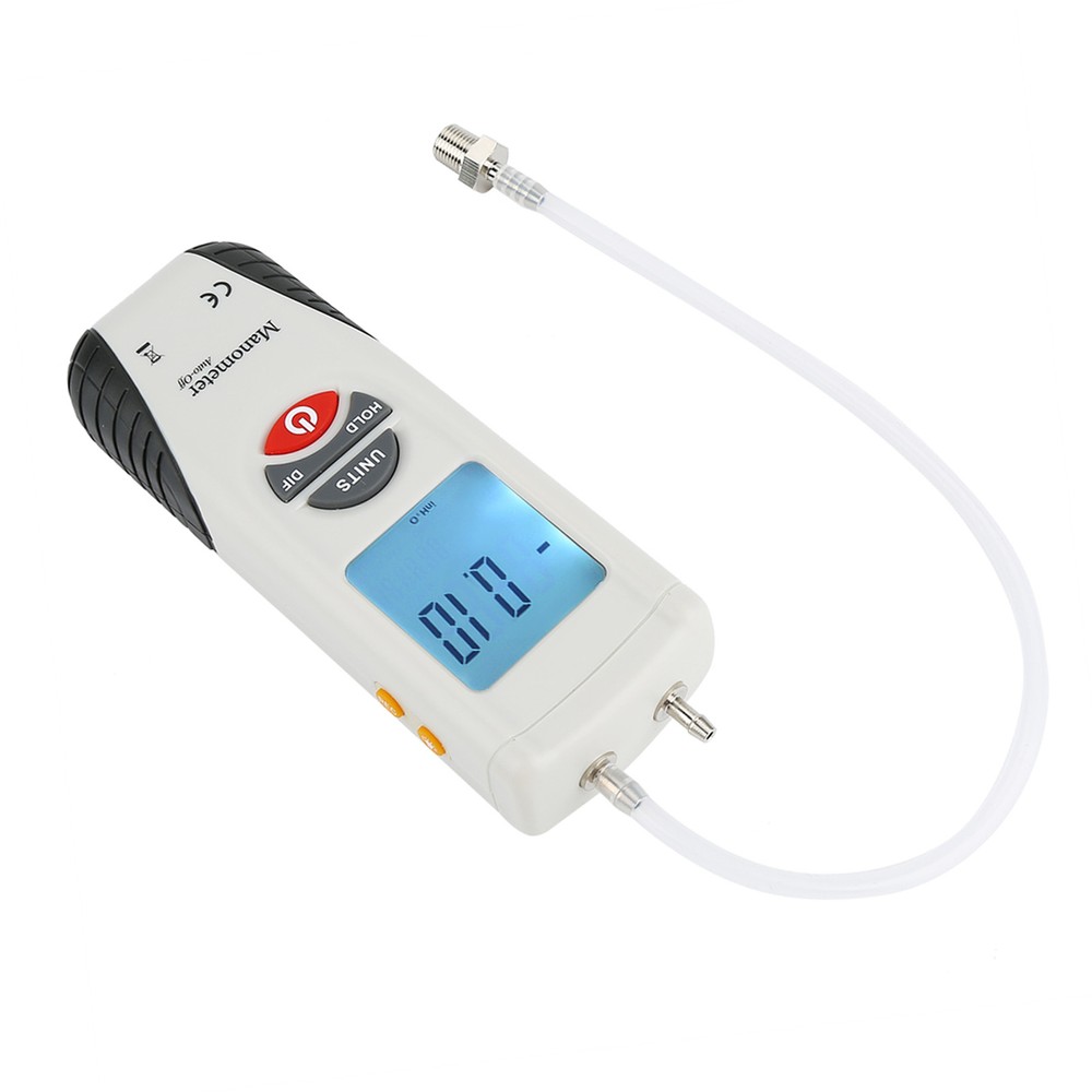 Digital Manometer Differential Gauge Pressure Meter 11 Selectable Units