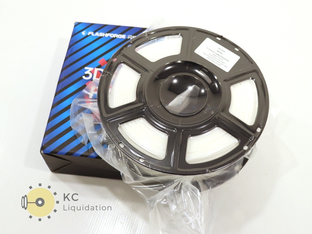 FlashForce HS PLA 1.75mm 1KG White 3D Printer Filament