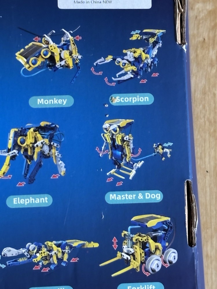 Solar Robot Creation Kit Build 11 Different Robots STEM Educational Toy