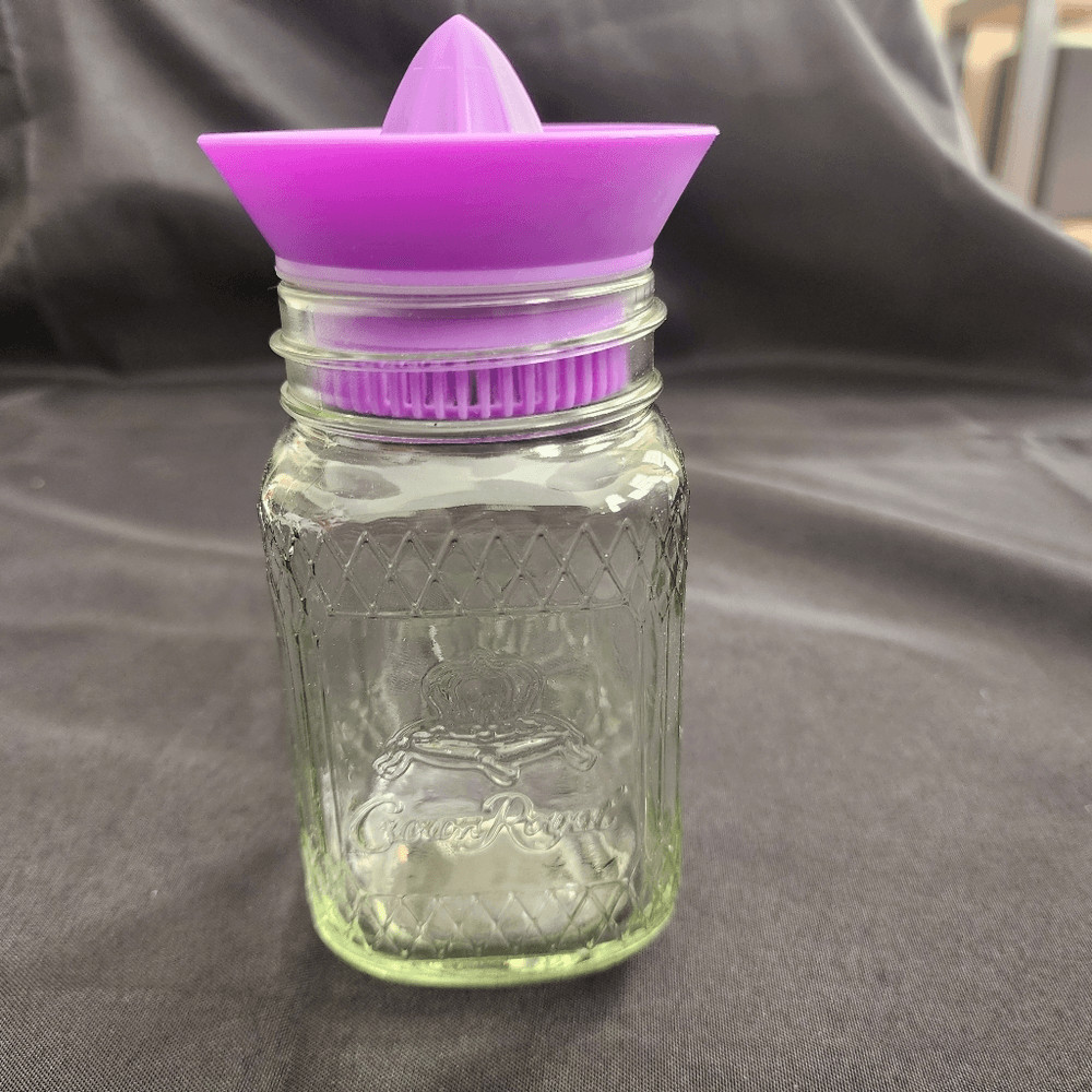 CROWN ROYAL 12 oz Mason Jar Juicer