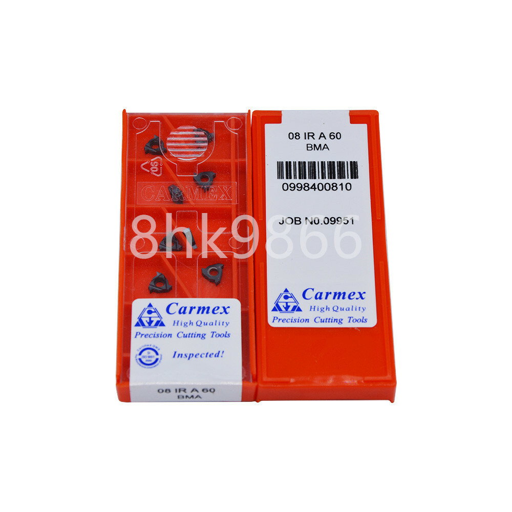 10pcs Carmex 08IR A60 BMA High quality Threaded blade Carbide Inserts