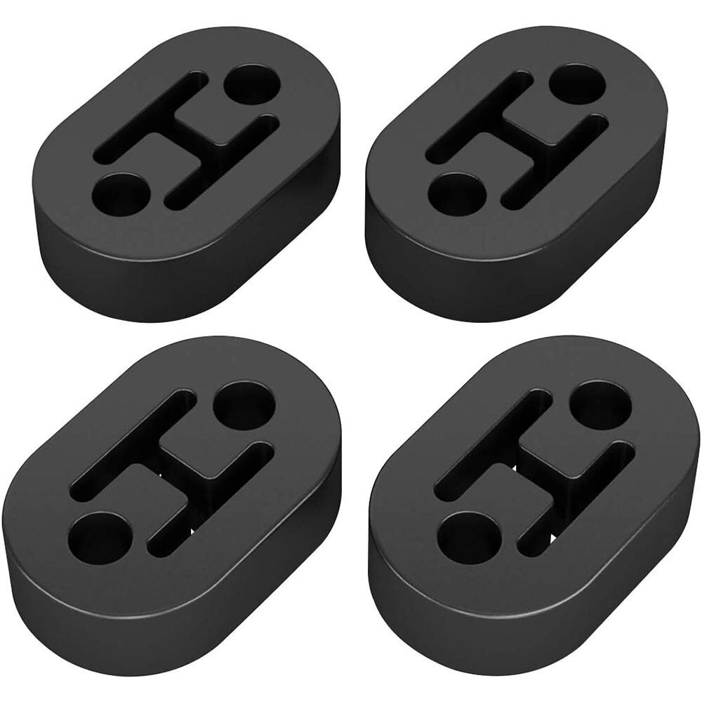 Performance Polyurethane Rubber Exhaust Hangers Adjustable Muffler Universal 8Pc