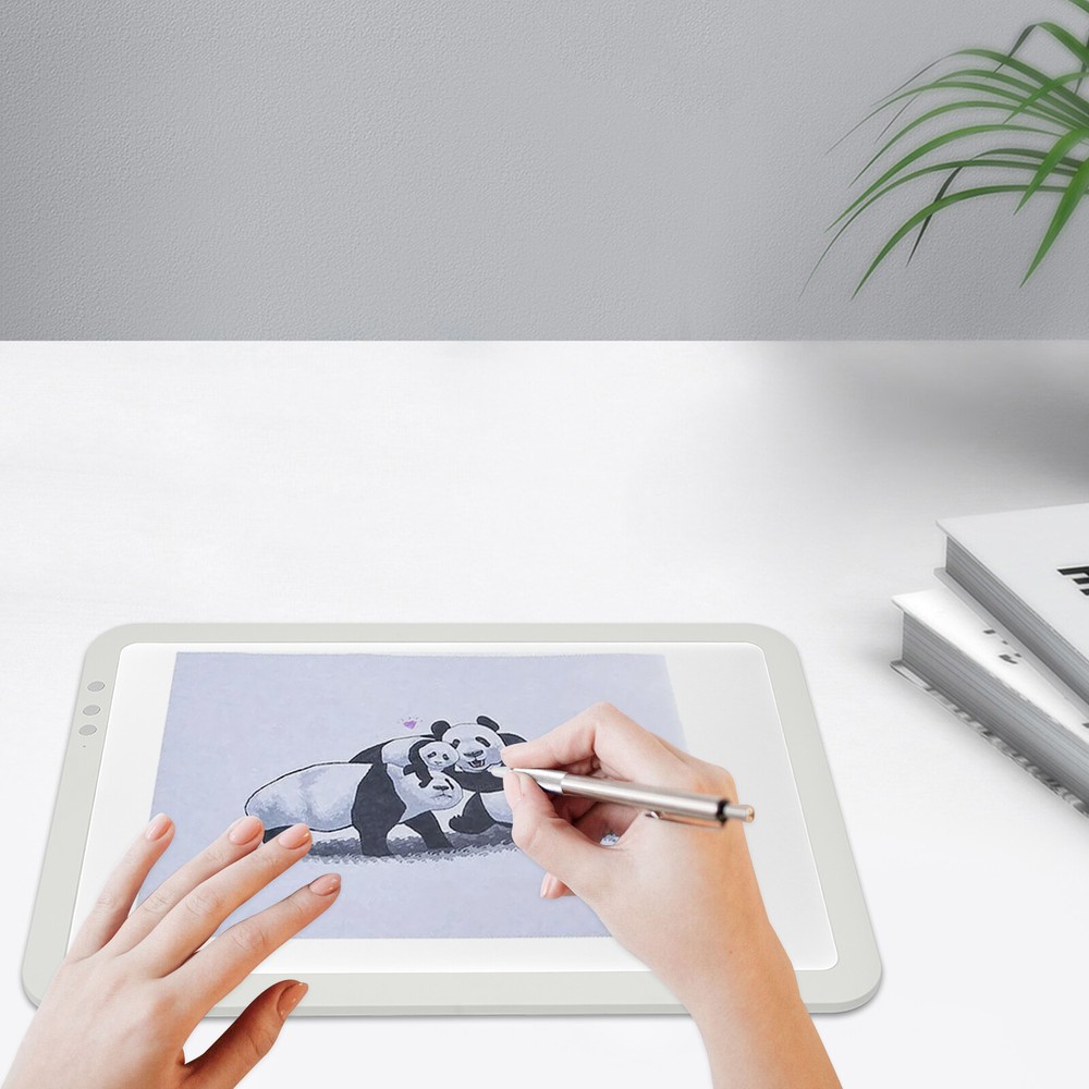 LED Bright Light Pad Portable Wireless Light Board adjustable brightness Green