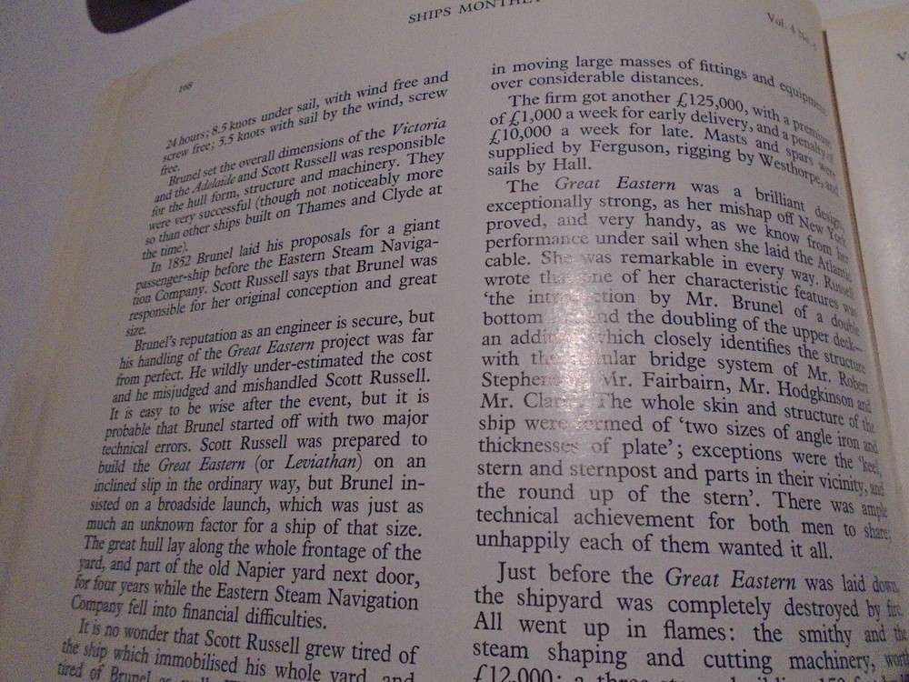 THAMES SHIP BUILDER MILLWALL SCOTT RUSSELL GOOD ARTICLE FROM 1969